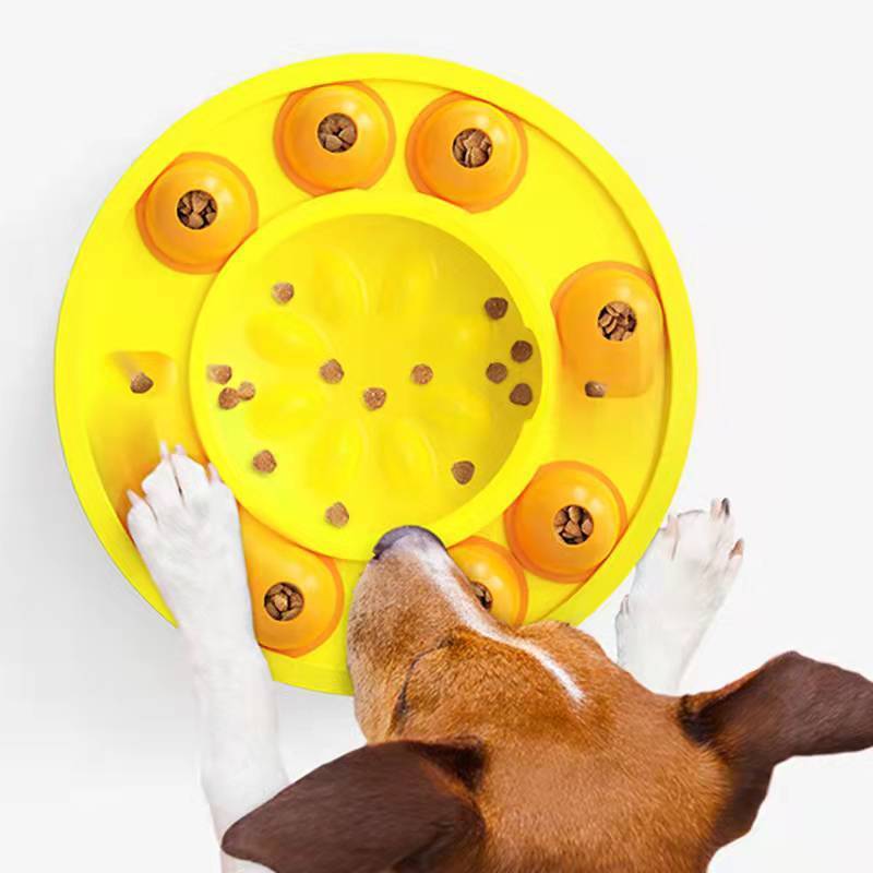 Dog Puzzle Feeder | Interactive Slow Eating Bowl | IQ Booster