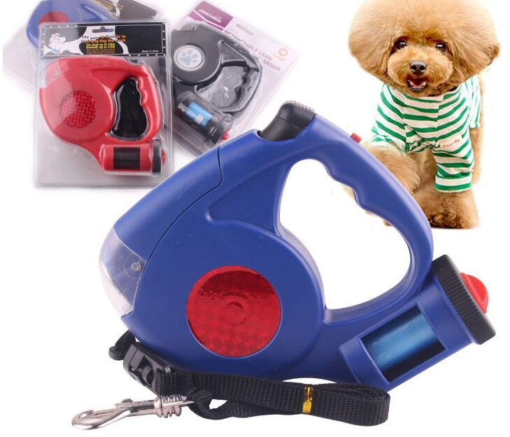 3-in-1 Retractable Dog Leash – Lighted & Tangle-Free