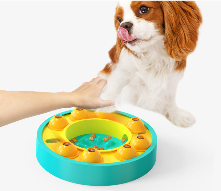 Dog Puzzle Feeder | Interactive Slow Eating Bowl | IQ Booster