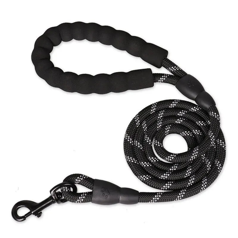 Reflective Heavy-Duty Dog Leash – Padded Handle Comfort