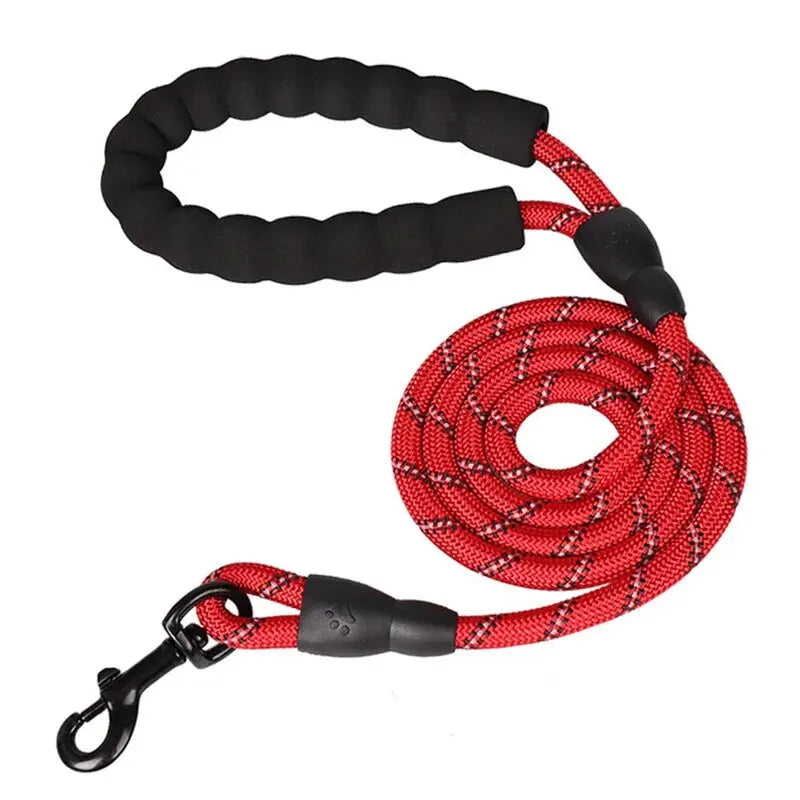 Reflective Heavy-Duty Dog Leash – Padded Handle Comfort