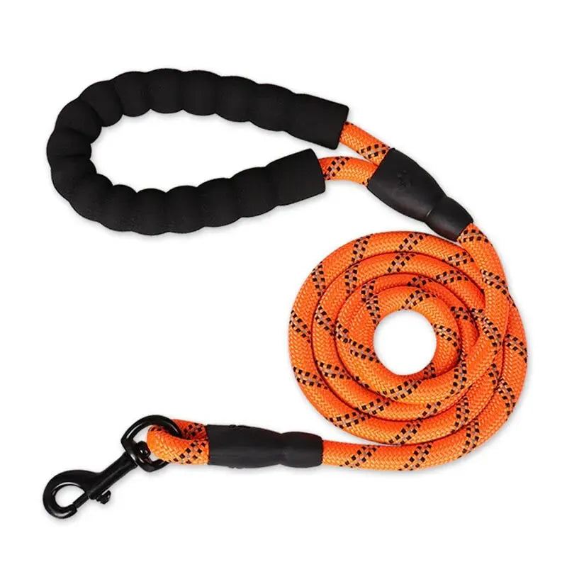 Reflective Heavy-Duty Dog Leash – Padded Handle Comfort