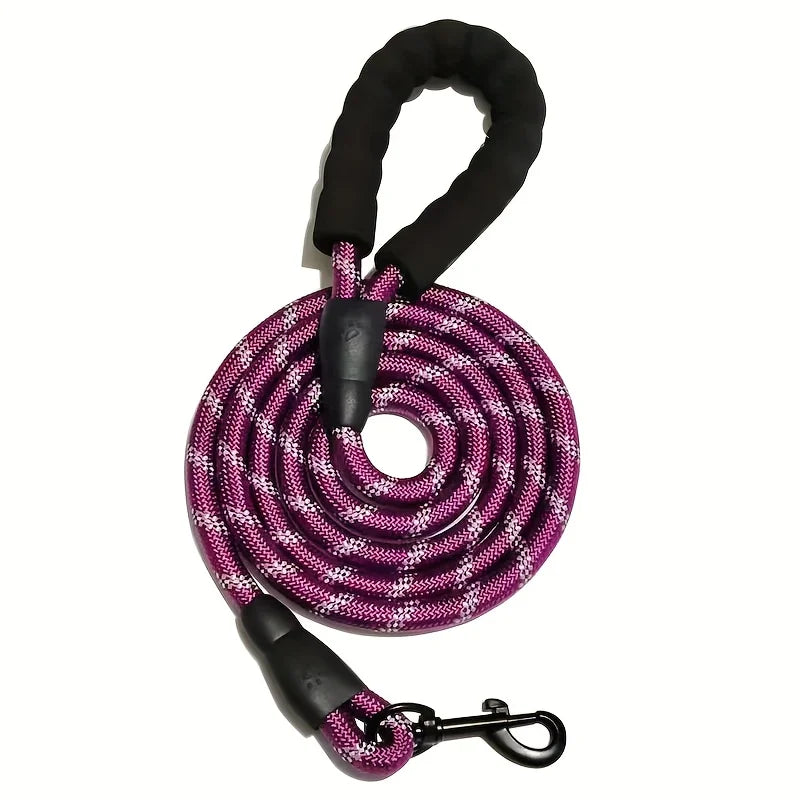 Reflective Heavy-Duty Dog Leash – Padded Handle Comfort