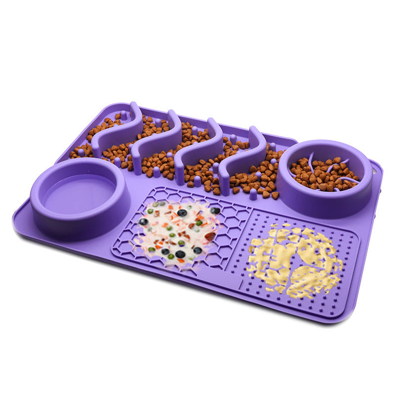 Silicone Licking Mat – Engaging & Multifunctional Dog Food Bowl